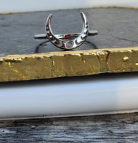 Image 2 of Crescent Moon Phase Ring