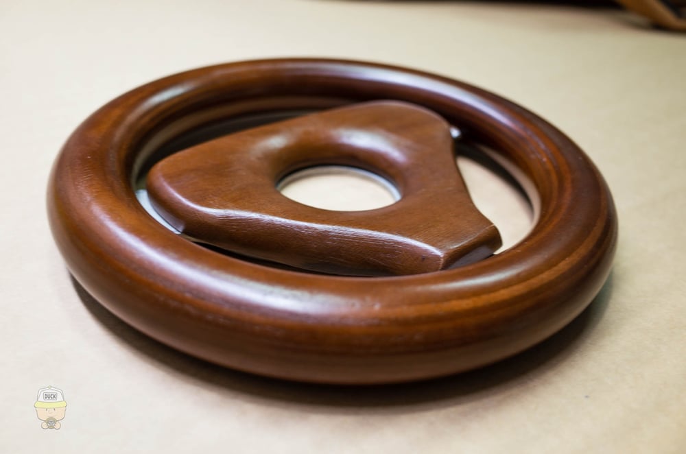 230mm - Wish Bone!  * mahogany cover  *