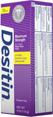 DESITIN Maximum Strength Diaper Rash Paste 4 oz