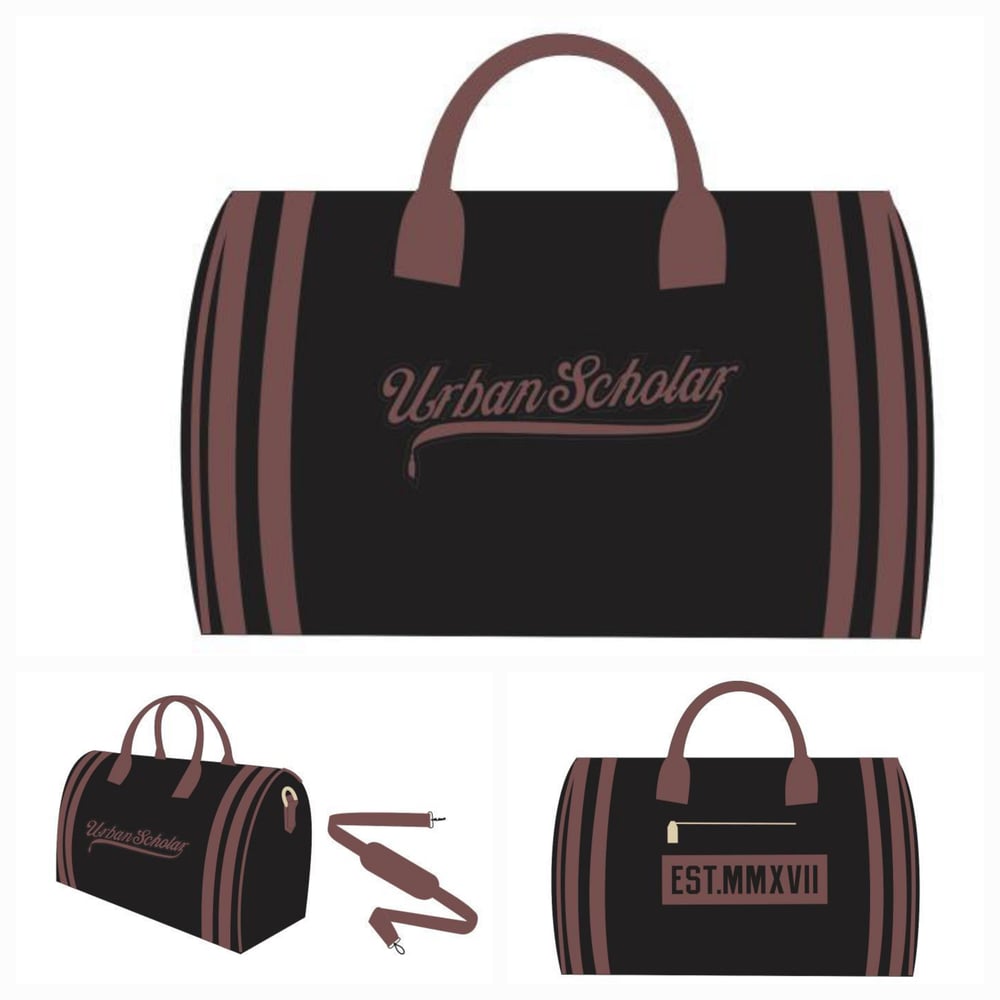 Image of Urban Scholar Leather Tote Bag