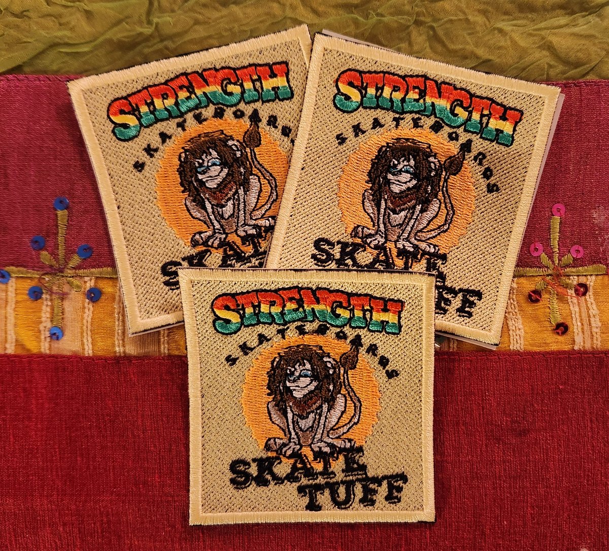 Image of Strength Lion Skate Tuff  Patch