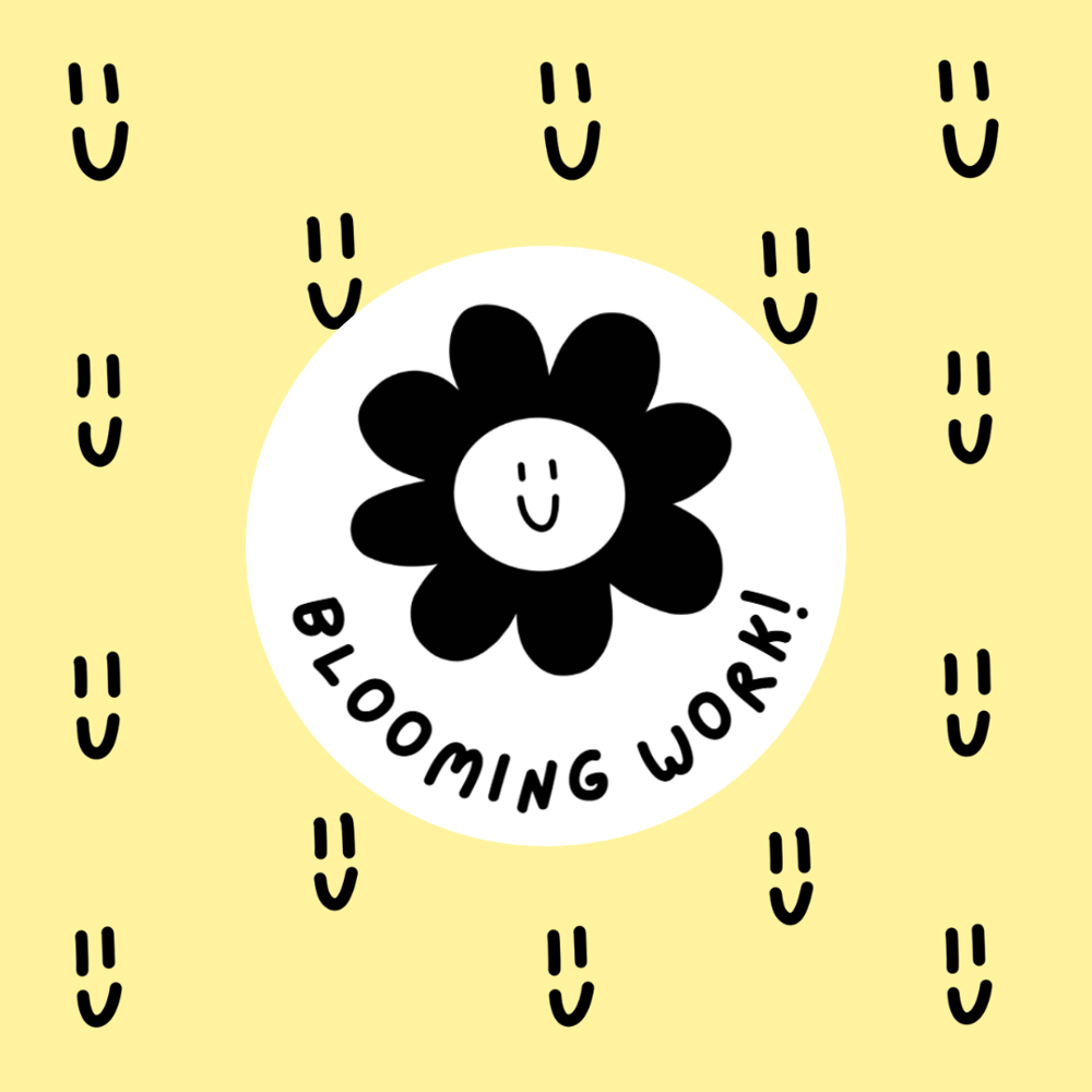 Derpy Blooming Work! Stamp