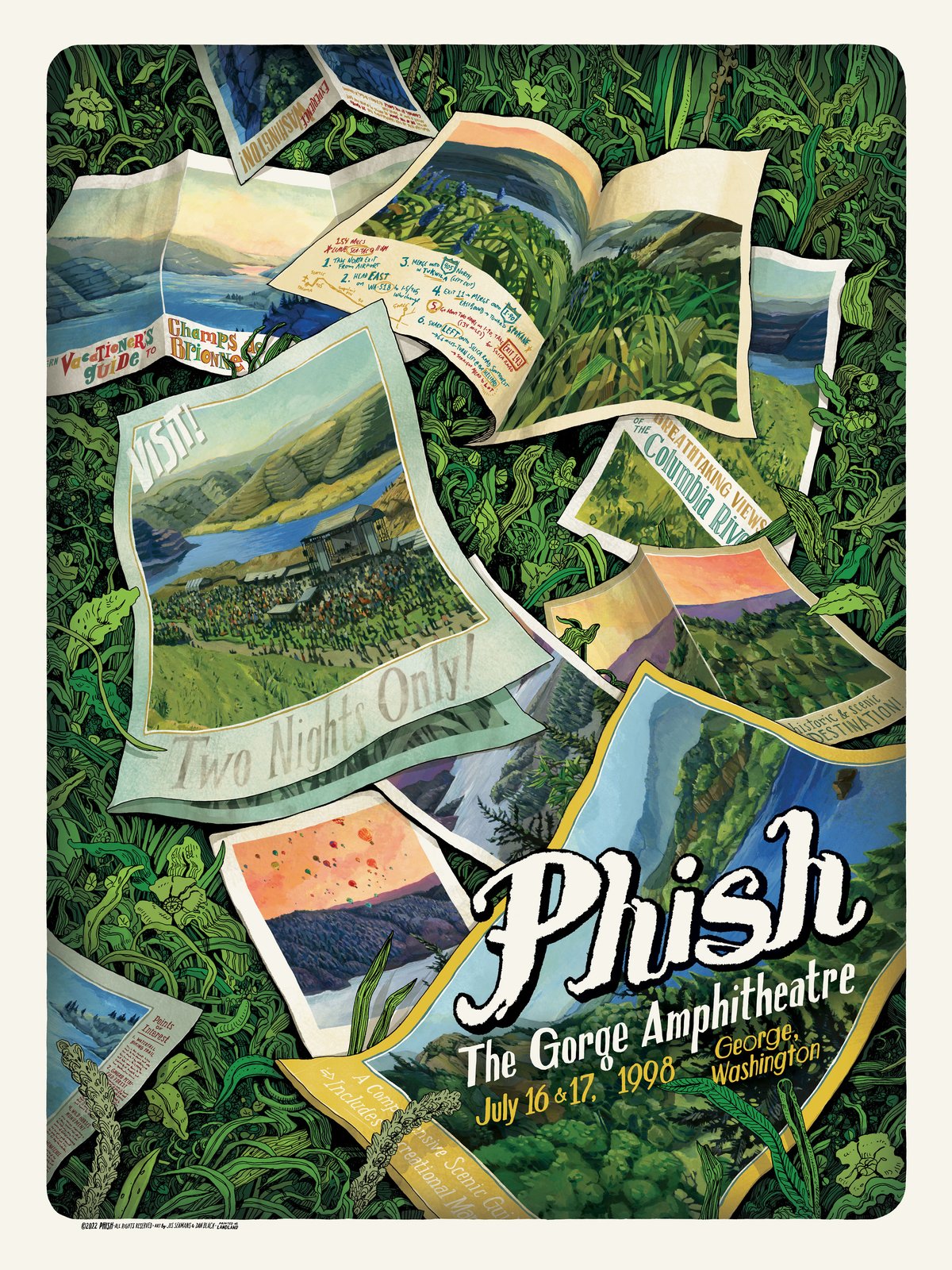 Phish (Gorge '98) • L.E. Official Poster (18
