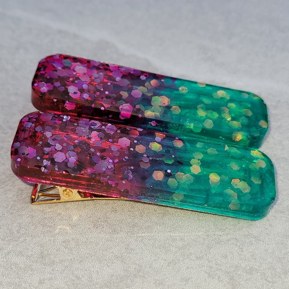 Image of Melting Mermaid Barrettes