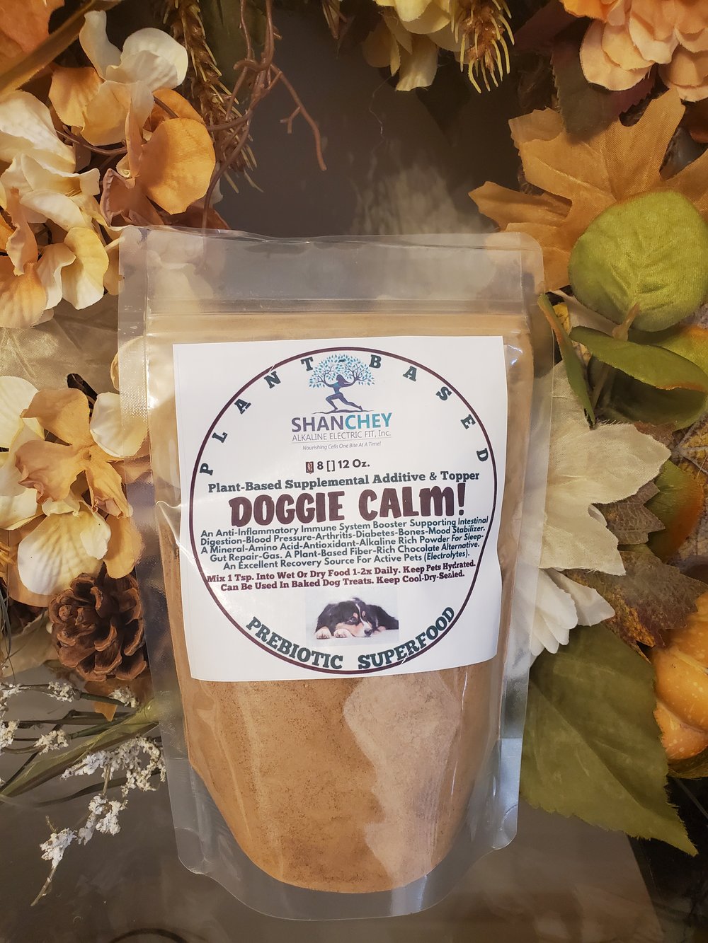 Doggie Calm! Ancient Prebiotic Superfood. Healthy Gut! Pet Food Topper. ShamPaws Paw Wash/Shampoo.