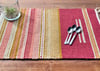 Handwoven Table Runner - Toffee & Rose