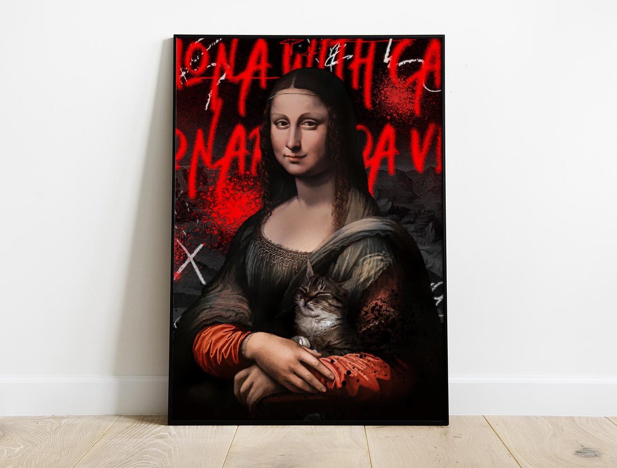 Mona Lisa Da Vinci Pop Art Poster Print | Architeg Prints