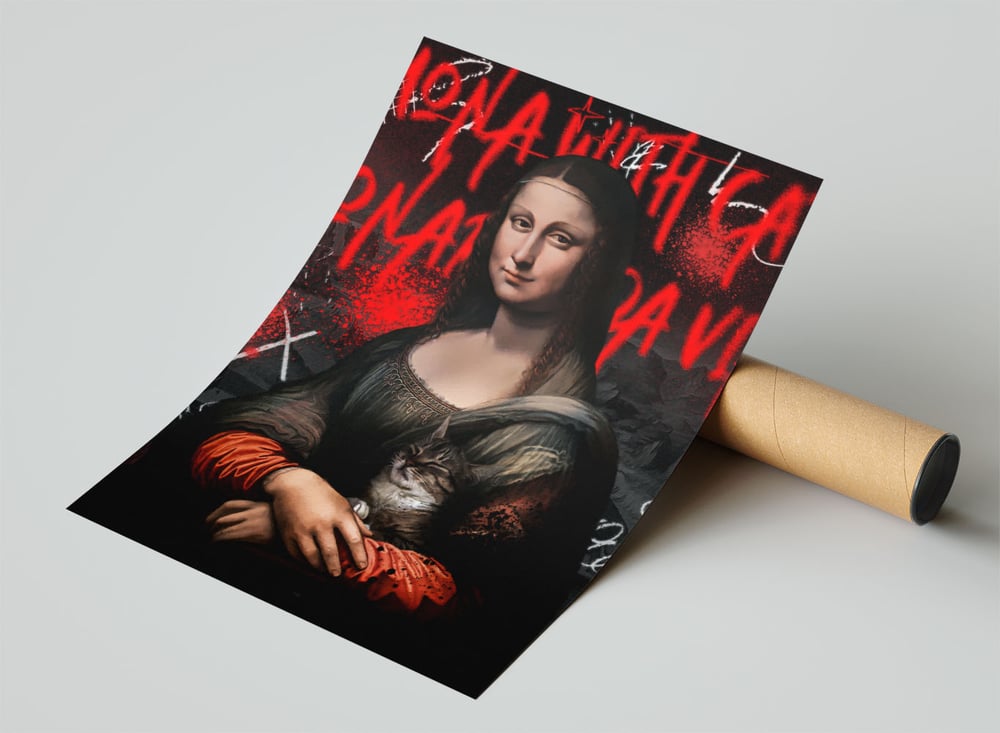 Mona Lisa Da Vinci Pop Art Poster Print