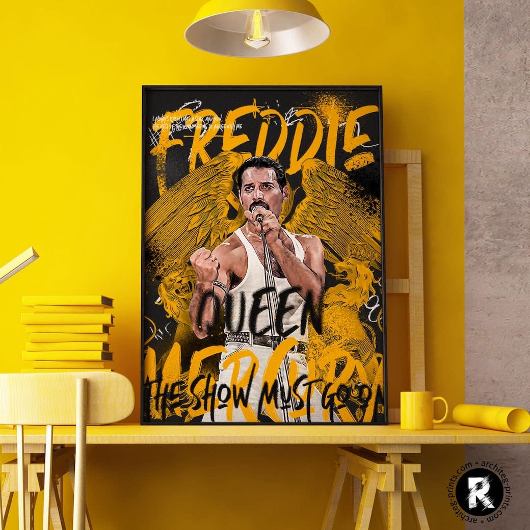 Art Poster Freddie Mercury