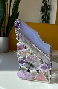 Image 4 of Purple tea light holder