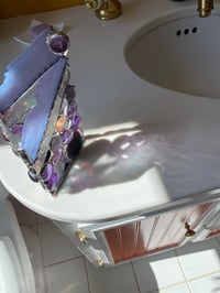 Image 5 of Purple tea light holder