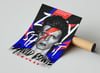 David Bowie - Aladdin Sane, Ziggy Stardust Pop Art Poster Print