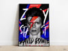 David Bowie - Aladdin Sane, Ziggy Stardust Pop Art Poster Print