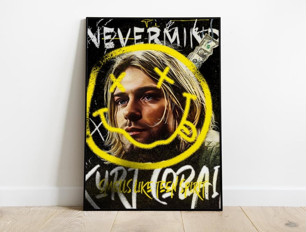 Kurt Cobain Nirvana Pop Art Poster Print