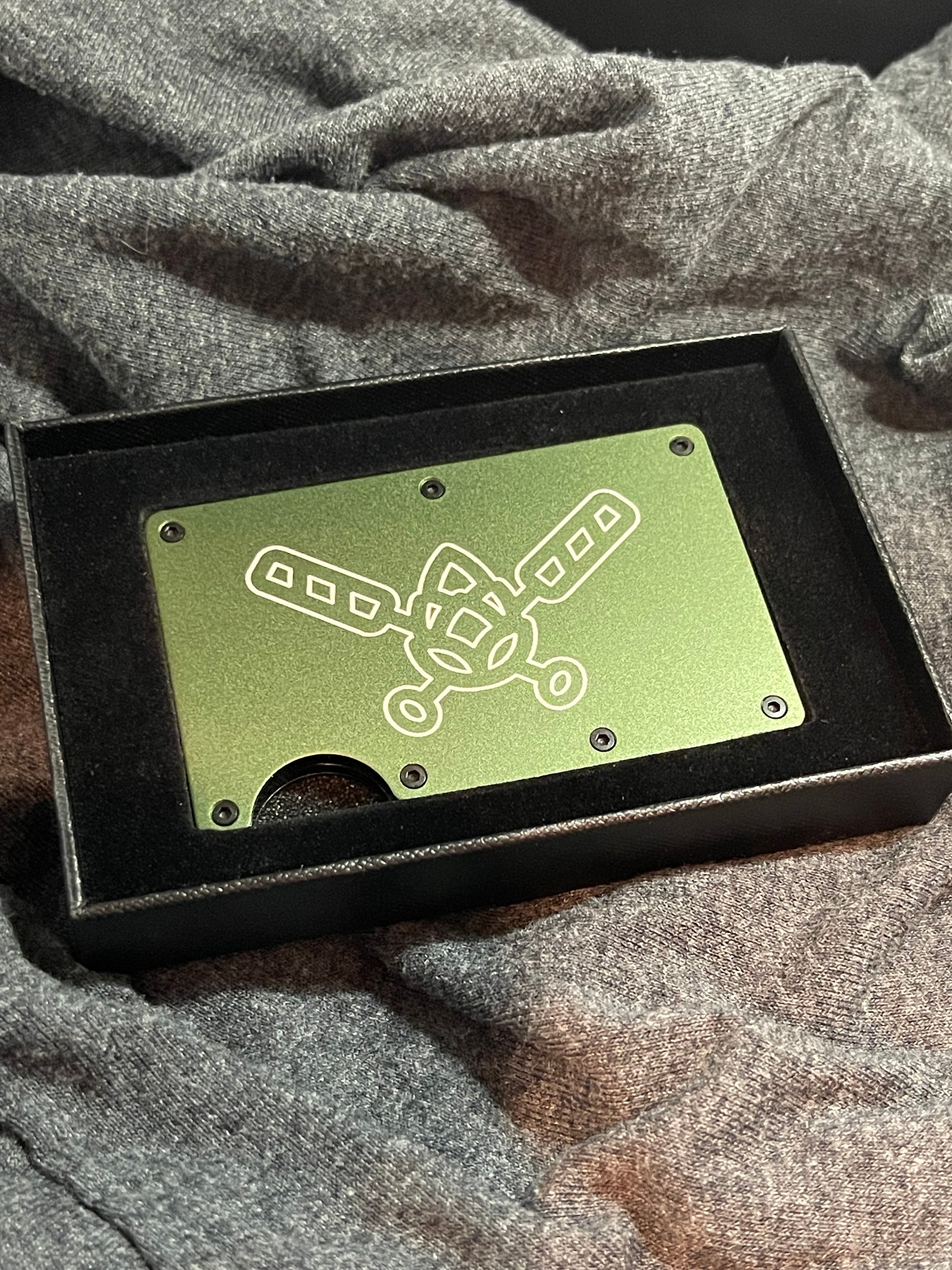 Image of Wallet - toxic green