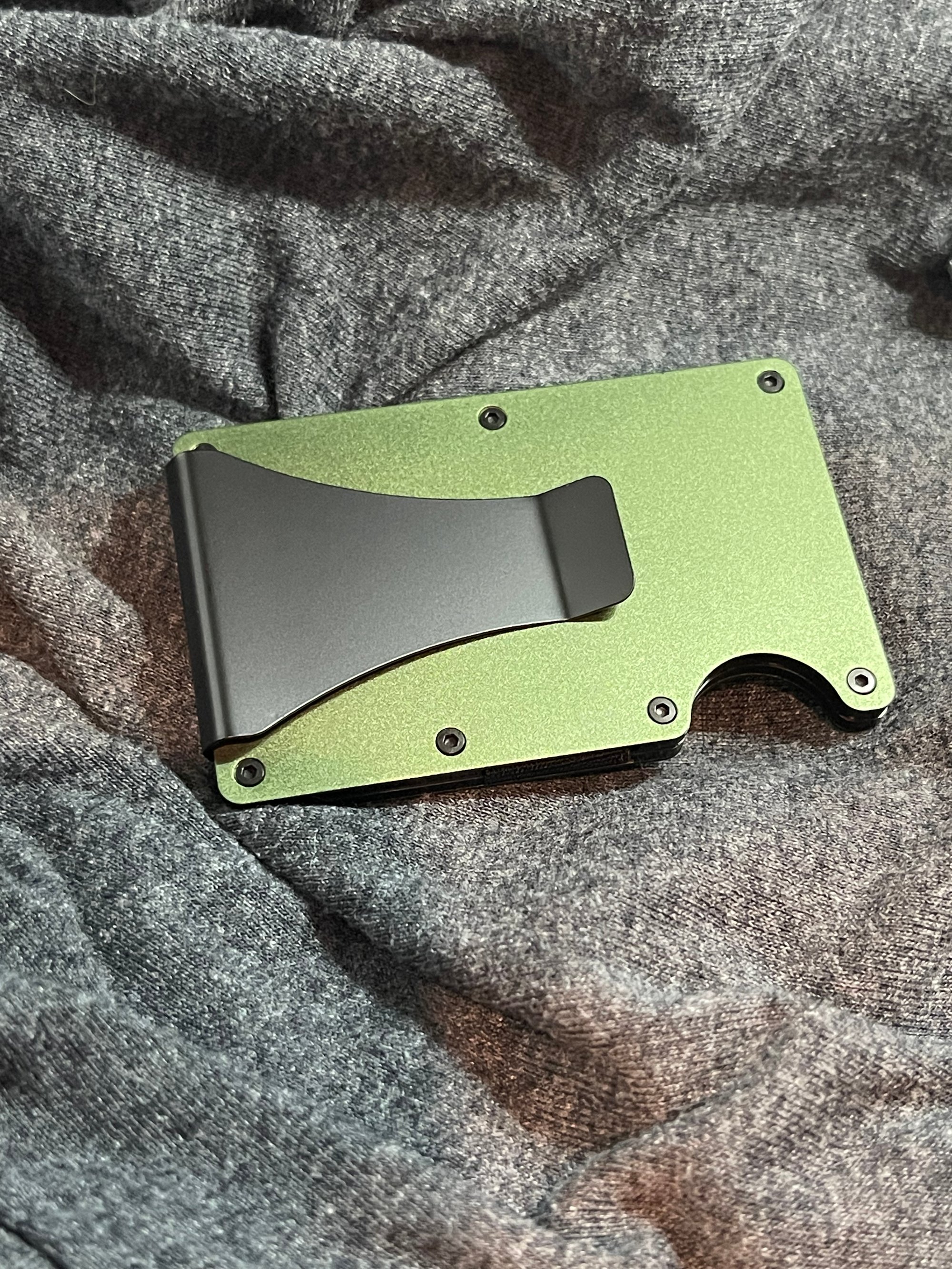 Image of Wallet - toxic green