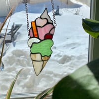 Image 1 of Valentine ice cream cone