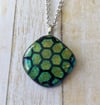 Asymmetrical Hexagon Pendant