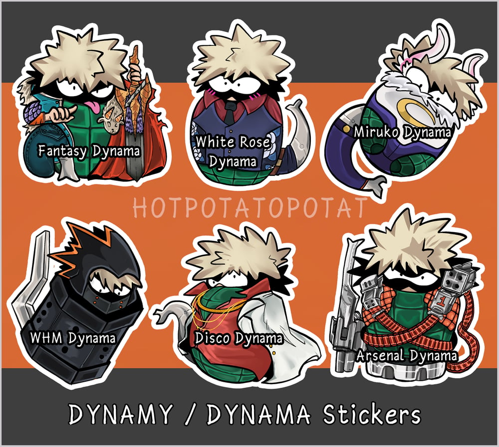 Dynamy/Dynama Sticker Set