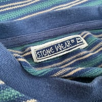 Image 3 of Vintage 90s Mountain Equipment Stone Wear Tee - Navy