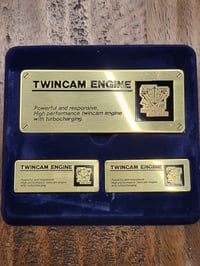 Image 2 of Metal Twincan DOHC Gold Emblem Set 