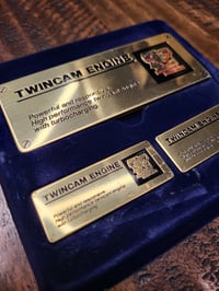 Image 3 of Metal Twincan DOHC Gold Emblem Set 