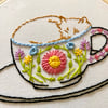 Catpuccino Embroidery Kit