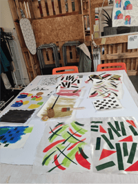 Creative Textile Printing Workshop  Saturday 13th April