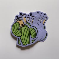 Image 3 of Boba and Cactus Sticker 