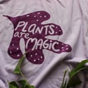 Plants are Magic Leaf tee in Lavender