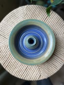 Image 1 of Candle Dish- Sapphire Blue