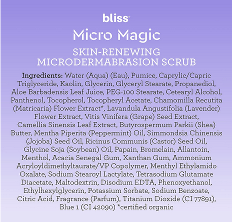 bliss Micro Magic  Skin-renewing Microdermabrasion Scrub | Straight-from-the-Spa | Tightens Pores 