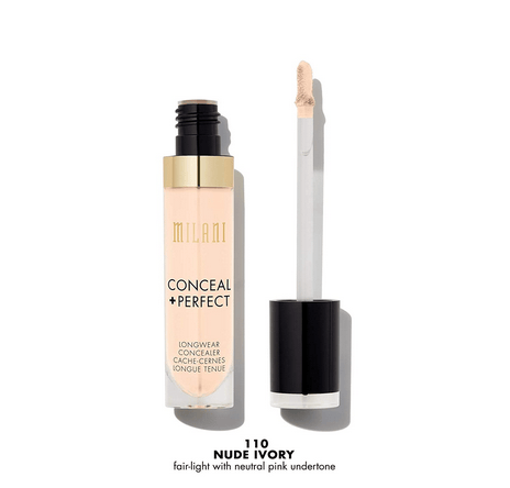 Milani Conceal + Perfect Longwear Concealer - Light Natural (0.17 Fl. Oz.)