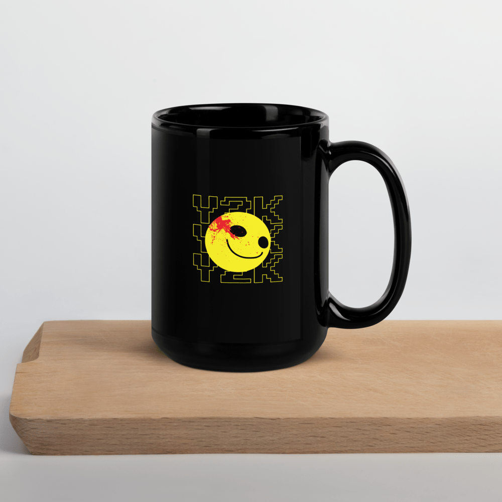 Y2K Black Glossy Mug