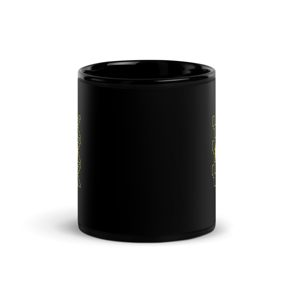 Y2K Black Glossy Mug