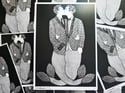 Print: The Kissing Mergentlemen