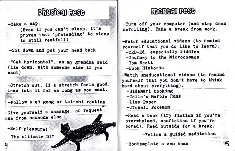 Image of Take a Rest: A list of restful activities