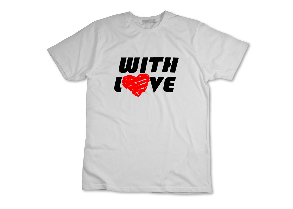 Image of WITH LOVE TEE WHITE 