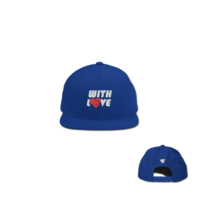 Image of WITH LOVE SNAPBACK - ROYAL BLUE