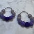 Felted Wool Hoops in Shades of Purple (small) Image 2
