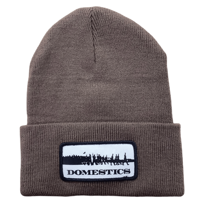 Image of DOMEstics. Soldiers patch skully brown