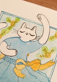 Image 1 of Blue Ballet - Original Drawing