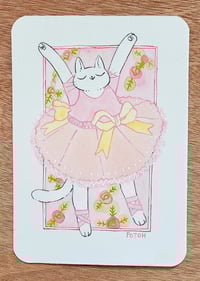 Image 2 of Pink Ballet - Original Drawing