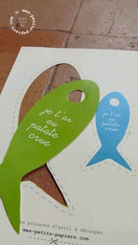 Image 3 of DIY - Poissons du 1er avril - à télécharger