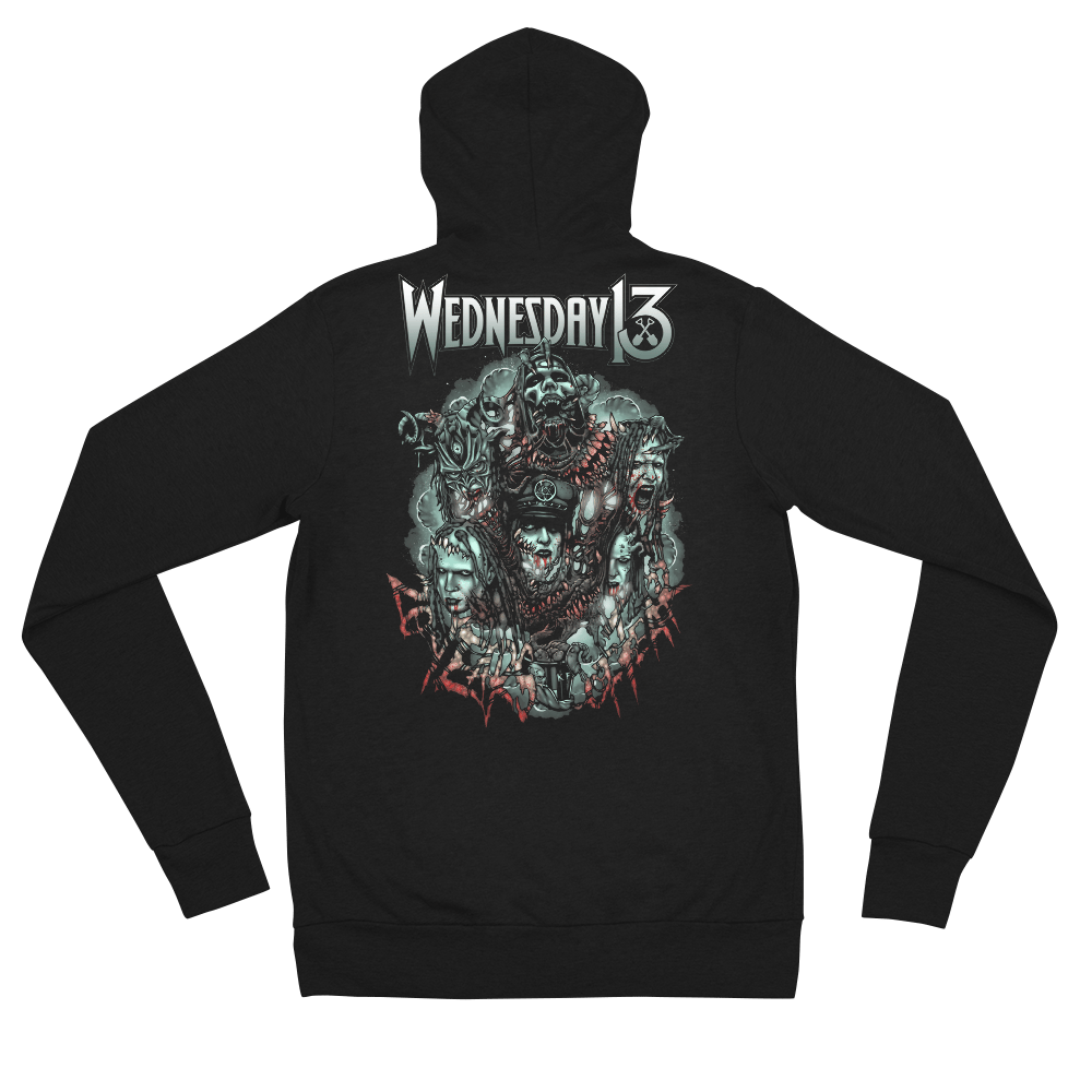 WEDNESDAY13 - "20 YEARS OF FEAR" ZIP HOODIE