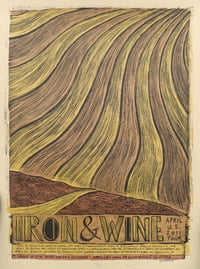Iron and Wine Tour Poster