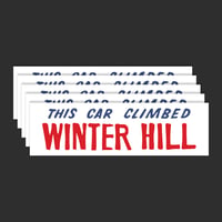 Image 2 of This Car Climbed Winter Hill Bumper Sticker