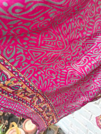 Image 3 of Boho Bali mini dress / tunic pink 