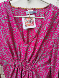 Image 4 of Boho Bali mini dress / tunic pink 