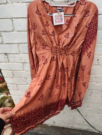 Image 6 of Bali Boho Mini dress / tunic peaches 